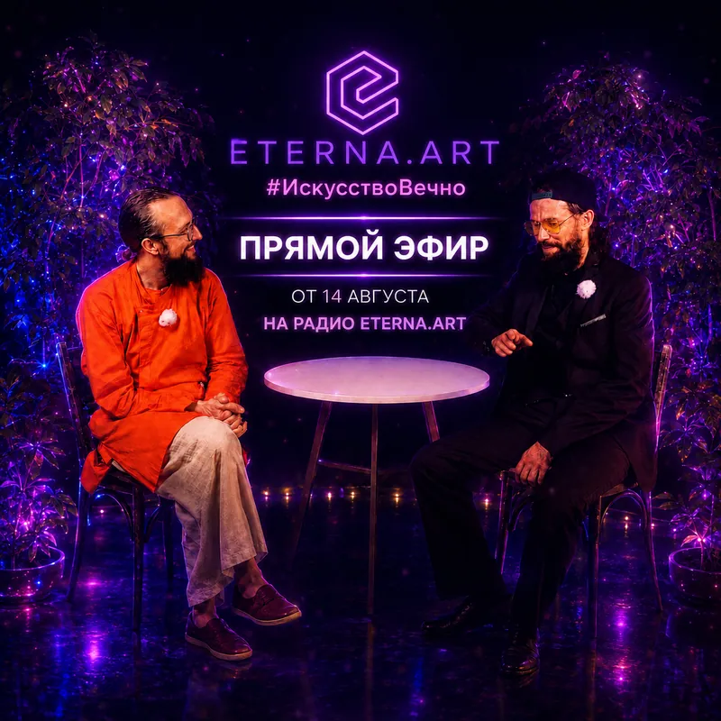 Запись первого прямого эфира на радио Eterna.Art!